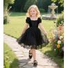 imageOtter MOMO ToddlerLittle Girls Mary Jane Ballerina Flats Size 13 Shoes Slipon School Party Dress ShoesD701black