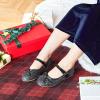 imageOtter MOMO ToddlerLittle Girls Mary Jane Ballerina Flats Size 13 Shoes Slipon School Party Dress ShoesD701black