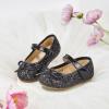 imageOtter MOMO ToddlerLittle Girls Mary Jane Ballerina Flats Size 13 Shoes Slipon School Party Dress ShoesD701black