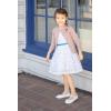 imageOtter MOMO ToddlerLittle Girls Mary Jane Ballerina Flats Size 13 Shoes Slipon School Party Dress ShoesD708white