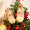 imageOtter MOMO ToddlerLittle Girls Mary Jane Ballerina Flats Size 13 Shoes Slipon School Party Dress ShoesD716gold
