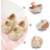 imageOtter MOMO ToddlerLittle Girls Mary Jane Ballerina Flats Size 13 Shoes Slipon School Party Dress ShoesD728gold