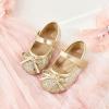 imageOtter MOMO ToddlerLittle Girls Mary Jane Ballerina Flats Size 13 Shoes Slipon School Party Dress ShoesD728gold