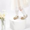 imageOtter MOMO ToddlerLittle Girls Mary Jane Ballerina Flats Size 13 Shoes Slipon School Party Dress ShoesD728gold