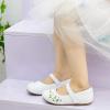 imageOtter MOMO ToddlerLittle Girls Mary Jane Ballerina Flats Size 13 Shoes Slipon School Party Dress ShoesDf11white