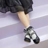 imageOtter MOMO ToddlerLittle Girls Mary Jane Ballerina Flats Size 13 Shoes Slipon School Party Dress ShoesDf12black