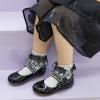 imageOtter MOMO ToddlerLittle Girls Mary Jane Ballerina Flats Size 13 Shoes Slipon School Party Dress ShoesDf12black