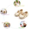 imageOtter MOMO ToddlerLittle Girls Mary Jane Ballerina Flats Size 13 Shoes Slipon School Party Dress ShoesDf14gold
