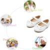imageOtter MOMO ToddlerLittle Girls Mary Jane Ballerina Flats Size 13 Shoes Slipon School Party Dress ShoesDf14white