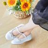 imageOtter MOMO ToddlerLittle Girls Mary Jane Ballerina Flats Size 13 Shoes Slipon School Party Dress ShoesDf14white