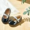 imageOtter MOMO ToddlerLittle Girls Mary Jane Ballerina Flats Size 13 Shoes Slipon School Party Dress ShoesDf15black