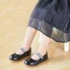imageOtter MOMO ToddlerLittle Girls Mary Jane Ballerina Flats Size 13 Shoes Slipon School Party Dress ShoesDf15black