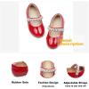 imageOtter MOMO ToddlerLittle Girls Mary Jane Ballerina Flats Size 13 Shoes Slipon School Party Dress ShoesDf15red