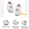 imageOtter MOMO ToddlerLittle Girls Mary Jane Ballerina Flats Size 13 Shoes Slipon School Party Dress ShoesDf16white