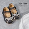 imageOtter MOMO ToddlerLittle Girls Mary Jane Ballerina Flats Size 13 Shoes Slipon School Party Dress ShoesDf17black