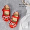 imageOtter MOMO ToddlerLittle Girls Mary Jane Ballerina Flats Size 13 Shoes Slipon School Party Dress ShoesDf17red