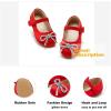 imageOtter MOMO ToddlerLittle Girls Mary Jane Ballerina Flats Size 13 Shoes Slipon School Party Dress ShoesDf17red