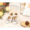 imageOtter MOMO ToddlerLittle Girls Mary Jane Ballerina Flats Size 13 Shoes Slipon School Party Dress ShoesDf17white