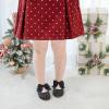 imageOtter MOMO ToddlerLittle Girls Mary Jane Ballerina Flats Size 13 Shoes Slipon School Party Dress ShoesDf18black