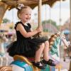 imageOtter MOMO ToddlerLittle Girls Mary Jane Ballerina Flats Size 13 Shoes Slipon School Party Dress ShoesDf18black