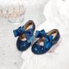 imageOtter MOMO ToddlerLittle Girls Mary Jane Ballerina Flats Size 13 Shoes Slipon School Party Dress ShoesDf18navy Blue
