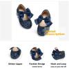 imageOtter MOMO ToddlerLittle Girls Mary Jane Ballerina Flats Size 13 Shoes Slipon School Party Dress ShoesDf18navy Blue