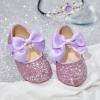 imageOtter MOMO ToddlerLittle Girls Mary Jane Ballerina Flats Size 13 Shoes Slipon School Party Dress ShoesDf18purple