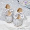 imageOtter MOMO ToddlerLittle Girls Mary Jane Ballerina Flats Size 13 Shoes Slipon School Party Dress ShoesDf18silver