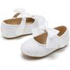 imageOtter MOMO ToddlerLittle Girls Mary Jane Ballerina Flats Size 13 Shoes Slipon School Party Dress ShoesDf18white