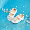 imageOtter MOMO ToddlerLittle Girls Mary Jane Ballerina Flats Size 13 Shoes Slipon School Party Dress ShoesDf31white