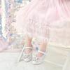 imageOtter MOMO ToddlerLittle Girls Mary Jane Ballerina Flats Size 13 Shoes Slipon School Party Dress ShoesDf31white