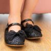 imageOtter MOMO ToddlerLittle Girls Mary Jane Ballerina Flats Size 13 Shoes Slipon School Party Dress ShoesDf716black