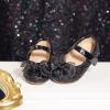 imageOtter MOMO ToddlerLittle Girls Mary Jane Ballerina Flats Size 13 Shoes Slipon School Party Dress ShoesDf716black
