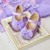 imageOtter MOMO ToddlerLittle Girls Mary Jane Ballerina Flats Size 13 Shoes Slipon School Party Dress ShoesDf716purple