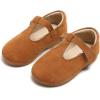 imageOtter MOMO ToddlerLittle Girls Mary Jane Slipon School Uniform Party Dress ShoesD711brown