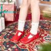 imageOtter MOMO ToddlerLittle Girls Mary Jane Slipon School Uniform Party Dress ShoesD730red