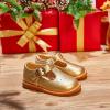imageOtter MOMO ToddlerLittle Girls Mary Jane Slipon School Uniform Party Dress ShoesD750gold