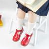 imageOtter MOMO ToddlerLittle Girls Mary Jane Slipon School Uniform Party Dress ShoesD757red