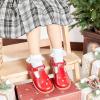 imageOtter MOMO ToddlerLittle Girls Mary Jane Slipon School Uniform Party Dress ShoesD757red