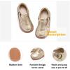 imageOtter MOMO ToddlerLittle Girls Mary Jane Slipon School Uniform Party Dress ShoesD758gold