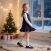 imageOtter MOMO ToddlerLittle Girls Mary Jane Slipon School Uniform Party Dress ShoesD758navy Blue