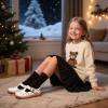 imageOtter MOMO ToddlerLittle Girls Mary Jane Slipon School Uniform Party Dress ShoesD758white