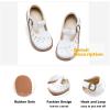 imageOtter MOMO ToddlerLittle Girls Mary Jane Slipon School Uniform Party Dress ShoesD758white