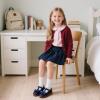 imageOtter MOMO ToddlerLittle Girls Mary Jane Slipon School Uniform Party Dress ShoesD760navy Blue