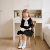 imageOtter MOMO ToddlerLittle Girls Mary Jane Slipon School Uniform Party Dress ShoesD760white
