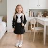 imageOtter MOMO ToddlerLittle Girls Mary Jane Slipon School Uniform Party Dress ShoesD760white