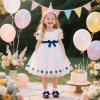 imageOtter MOMO ToddlerLittle Girls Mary Jane Slipon School Uniform Party Dress ShoesD761navy Blue