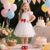 imageOtter MOMO ToddlerLittle Girls Mary Jane Slipon School Uniform Party Dress ShoesD761red