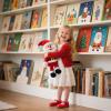 imageOtter MOMO ToddlerLittle Girls Mary Jane Slipon School Uniform Party Dress ShoesD762red
