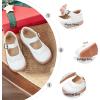 imageOtter MOMO ToddlerLittle Girls Mary Jane Slipon School Uniform Party Dress ShoesD762white